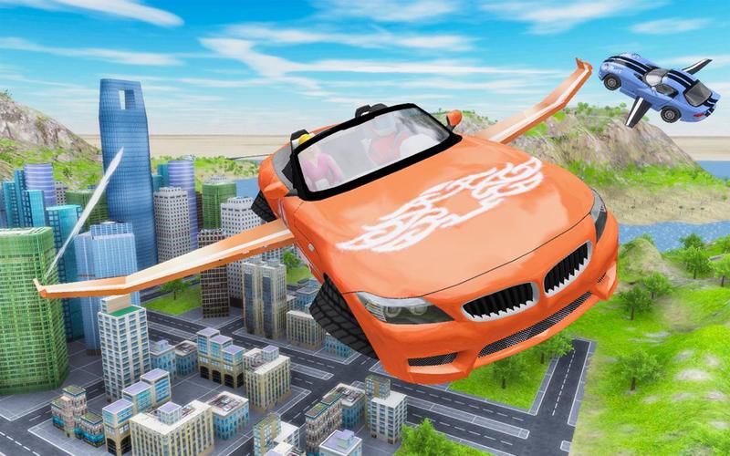 Flying Car Extreme Simulator screenshot 0