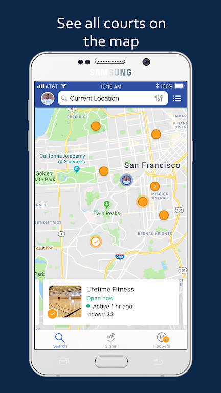 ภาพหน้าจอ Hoopmaps 1