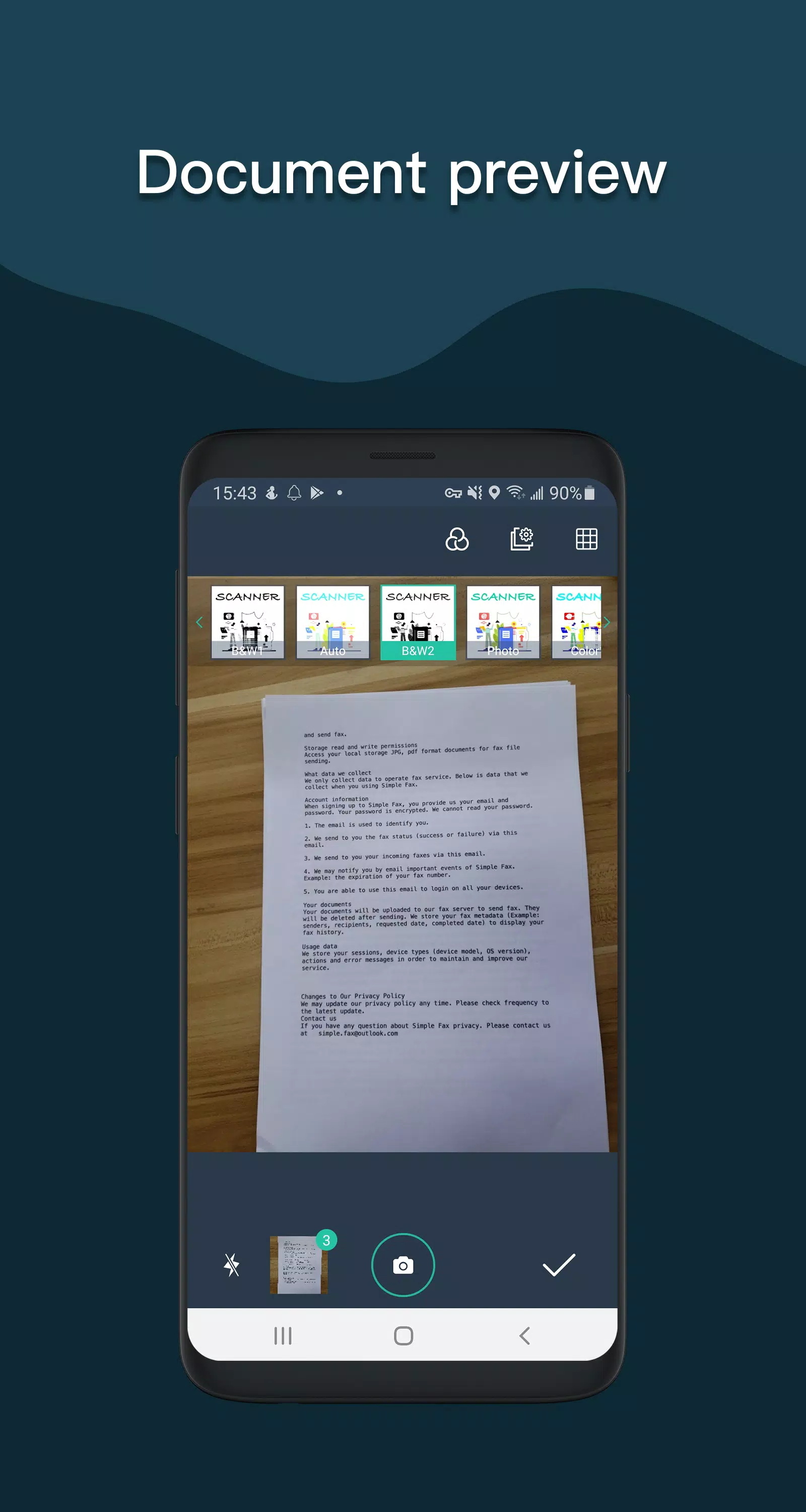 Simple Scan - PDF Scanner App экрана 3