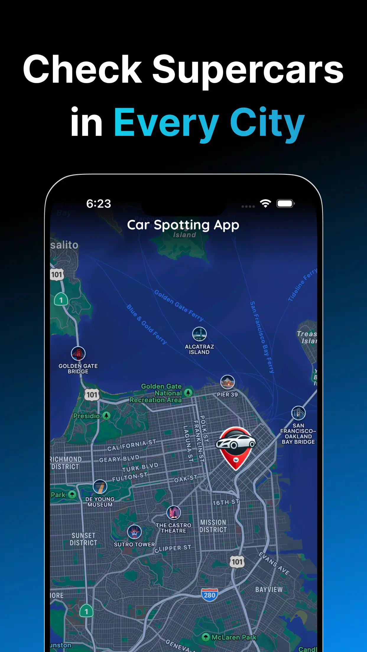 Car Spotting App ảnh chụp màn hình 1