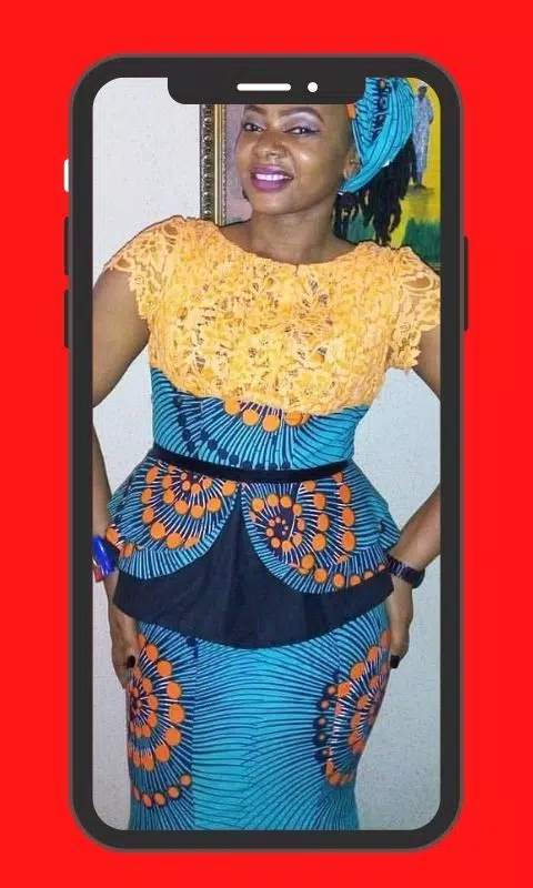 Ankara and Lace Combo Styles ကိုဖန်သားပြင်3