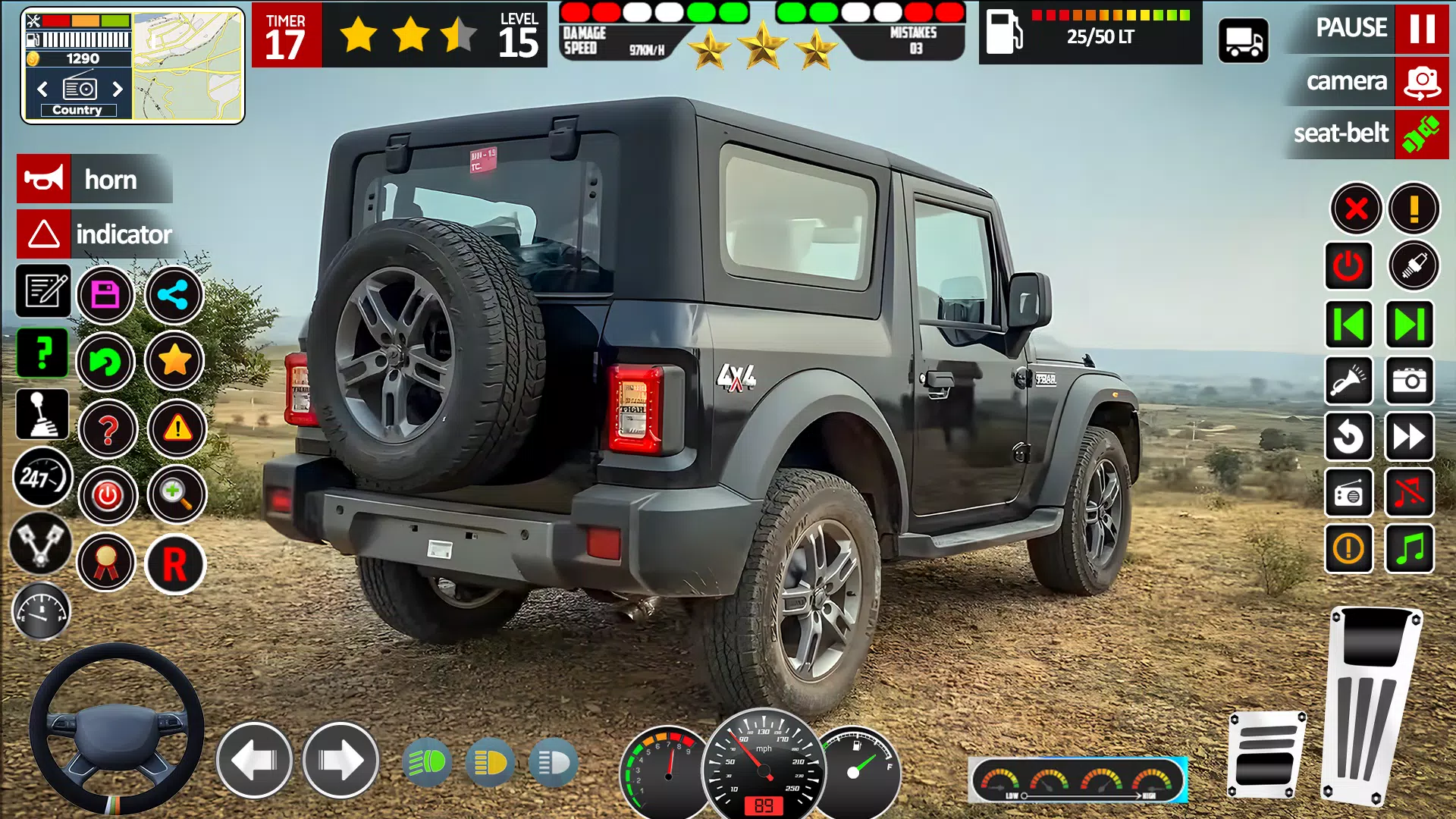 Jeep Driving Game 3d Simulator Zrzut ekranu 0