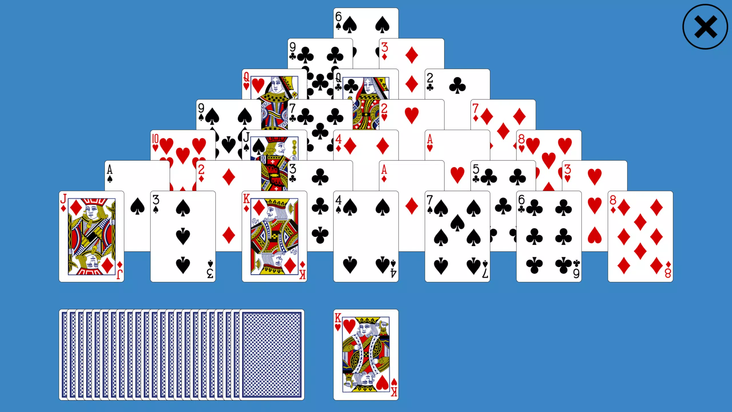 Classic Pyramid Solitaire экрана 0