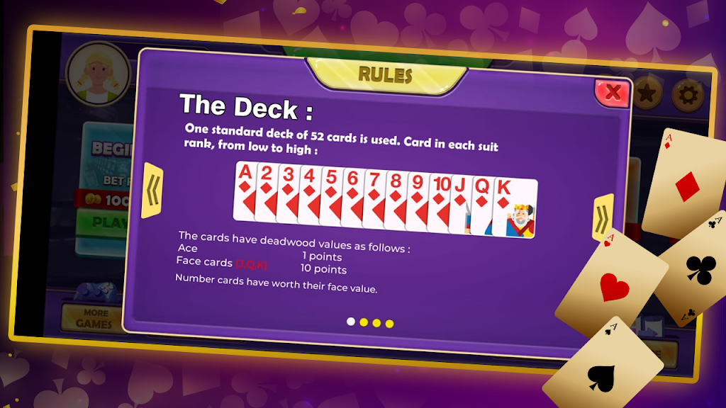 ภาพหน้าจอ Gin Rummy Multiplayer Earn BTC 3