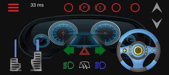 Steering Wheel Emulator(Euro Truck) Captura de pantalla 0