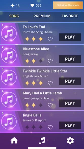 Piano Music Tiles Hot song Mod screenshot 2