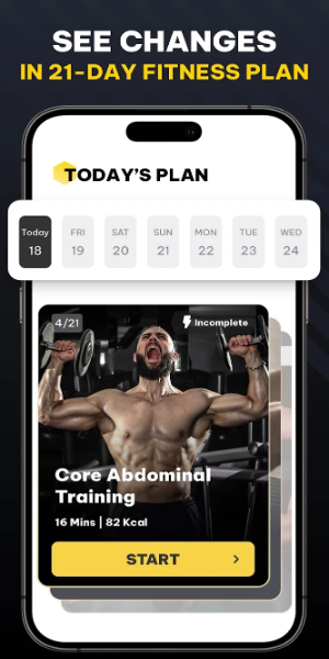 Screenshot The Muscle Monster Workout Planner 1