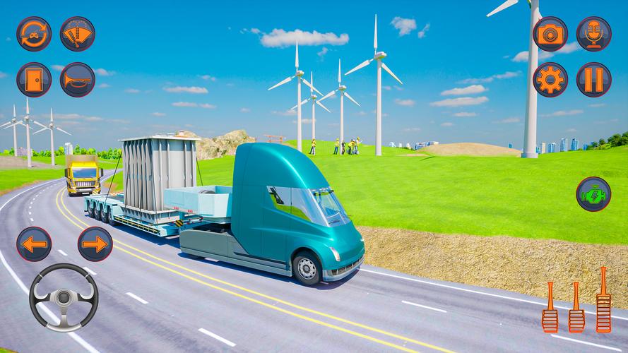 ภาพหน้าจอ US Cargo Truck Games 3D 1