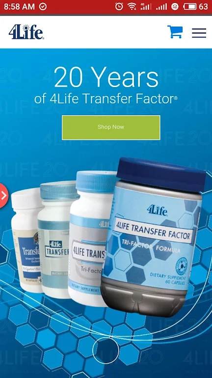 Screenshot 4Life Login 1