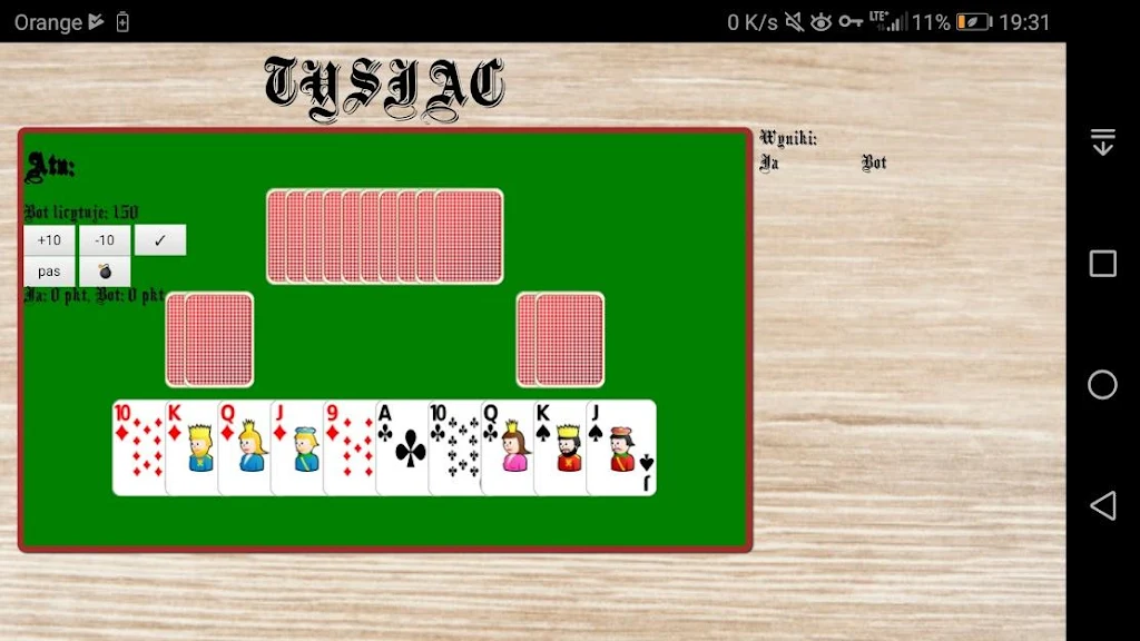 ภาพหน้าจอ Tysiąc 1