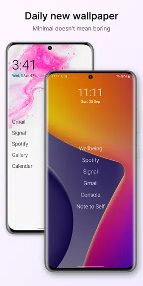 Olauncher. Minimal AF Launcher ekran görüntüsü 1