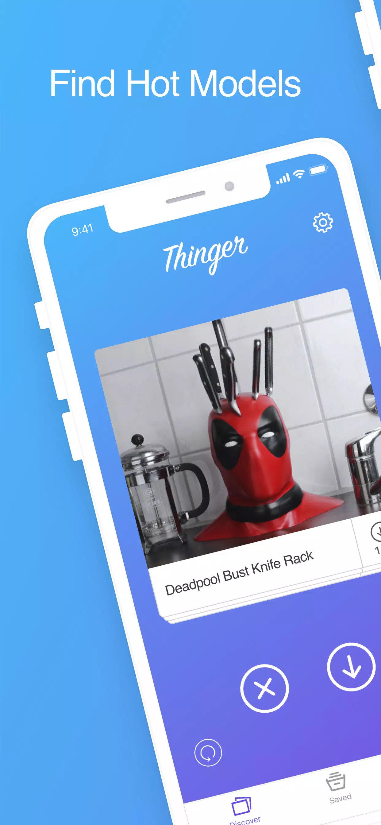 Screenshot 3D Models Printing - Thinger 0
