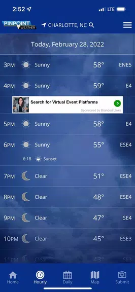 QC News Pinpoint Weather zrzut ekranu 1