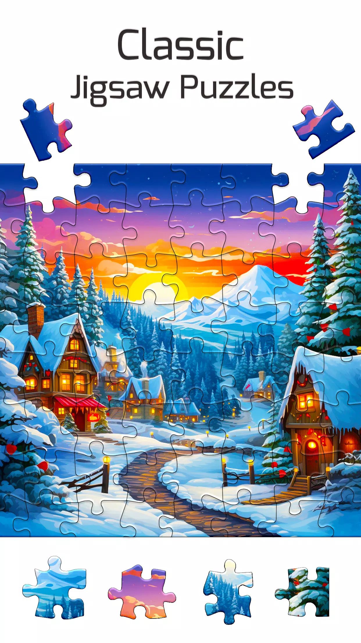 Christmas Jigsaw Puzzles Ekran Görüntüsü 1