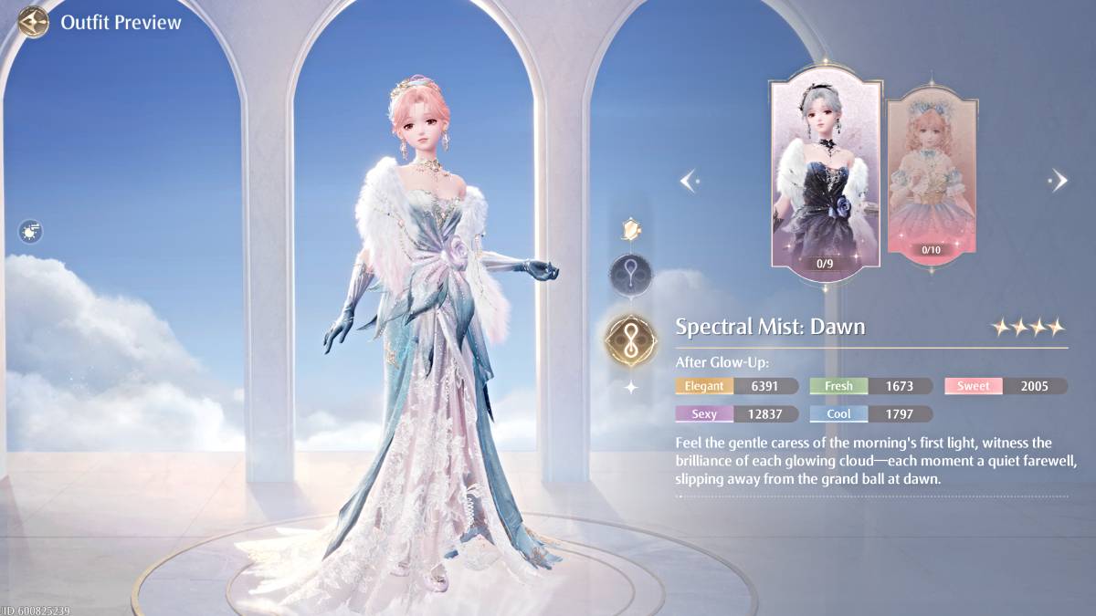 Spektral Mist: Infinity Nikki'de Şafak Kıyafeti