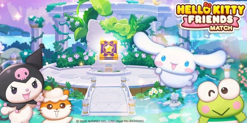 ハローキティフレンズマッチは、有名なサンリオマスコットとモバイルに3回のマッチをもたらします