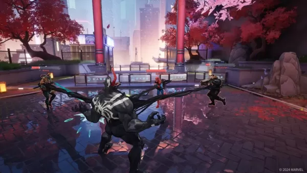Marvel Rivals gameplay showcasing colorful superhero combat