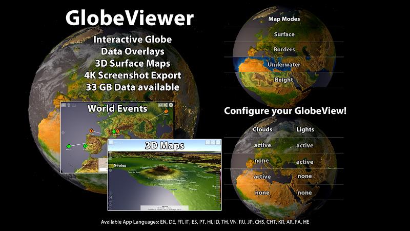 GlobeViewer ကိုဖန်သားပြင်0