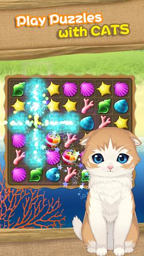 Cat Island Diary~Happy Match 3 экрана 1