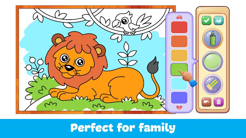 Kids Coloring Game Color Learn Schermafbeelding 2