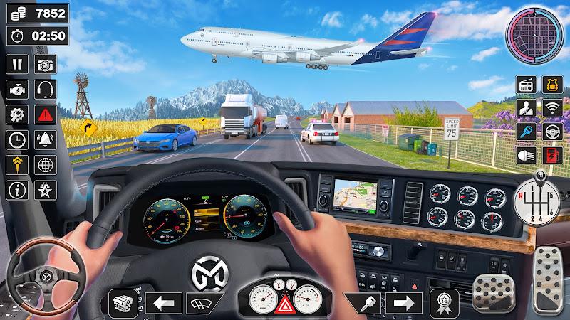 Truck Driving School Games Pro ekran görüntüsü 1