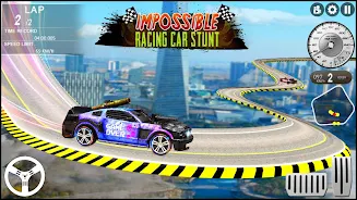 Impossible GT Racing Car Stunt captura de pantalla 2