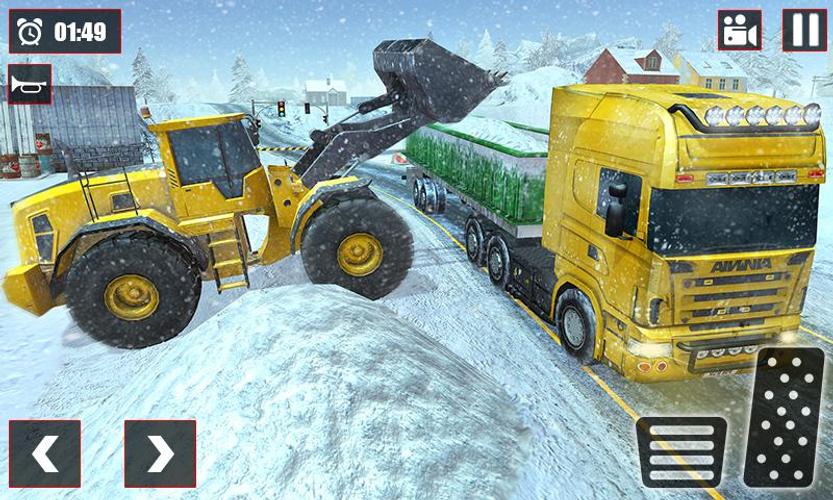 Offroad Snow Trailer Truck Dri 스크린샷 3