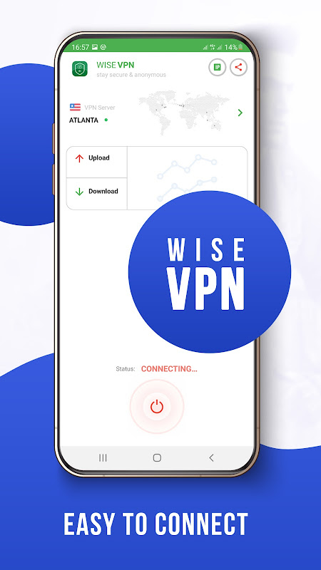 Fast VPN Wise VPN: Fast Secure ဖန်သားပြင်ဓာတ်ပုံ 0