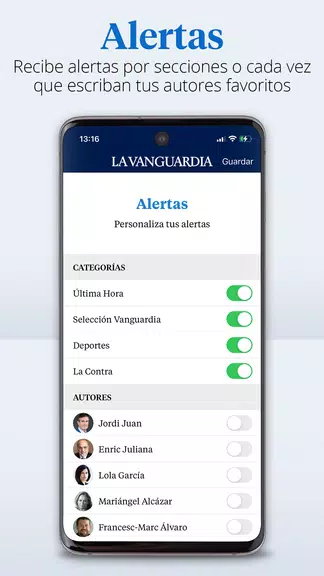 Screenshot La Vanguardia - News 1