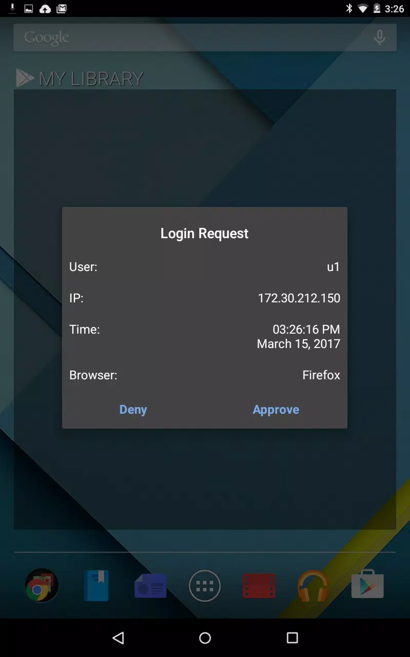 Screenshot FortiToken Mobile 3