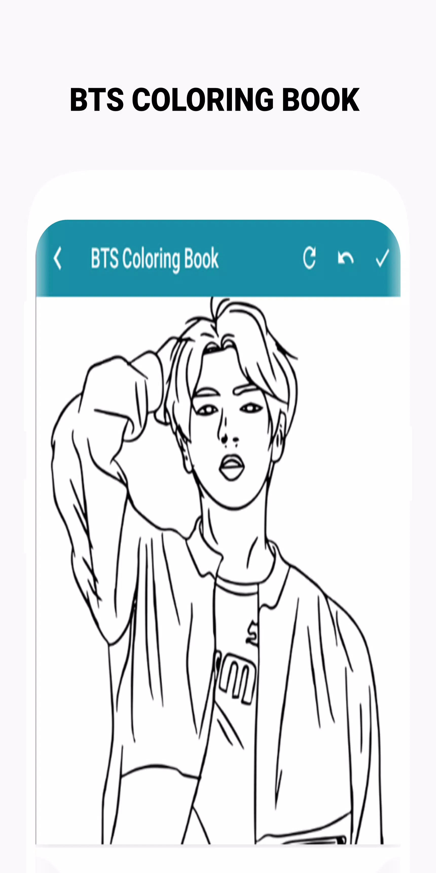 BTS Coloring Book Tangkapan skrin 2