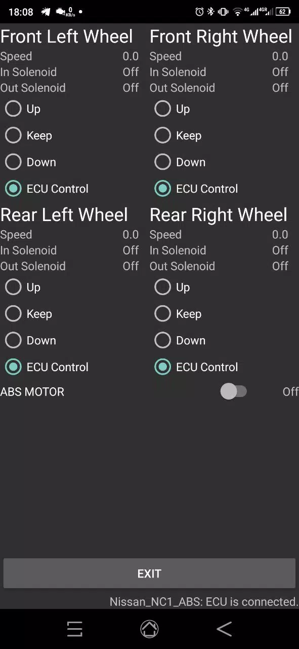 ภาพหน้าจอ EconTool Nissan ELM327 3