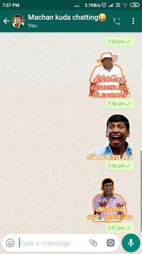 Tamil Stickers: WAStickerApps屏幕截圖3