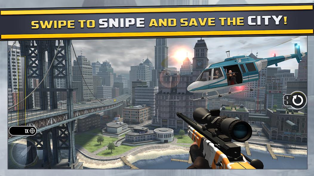 ภาพหน้าจอ Pure Sniper: Gun Shooter Games Mod 0