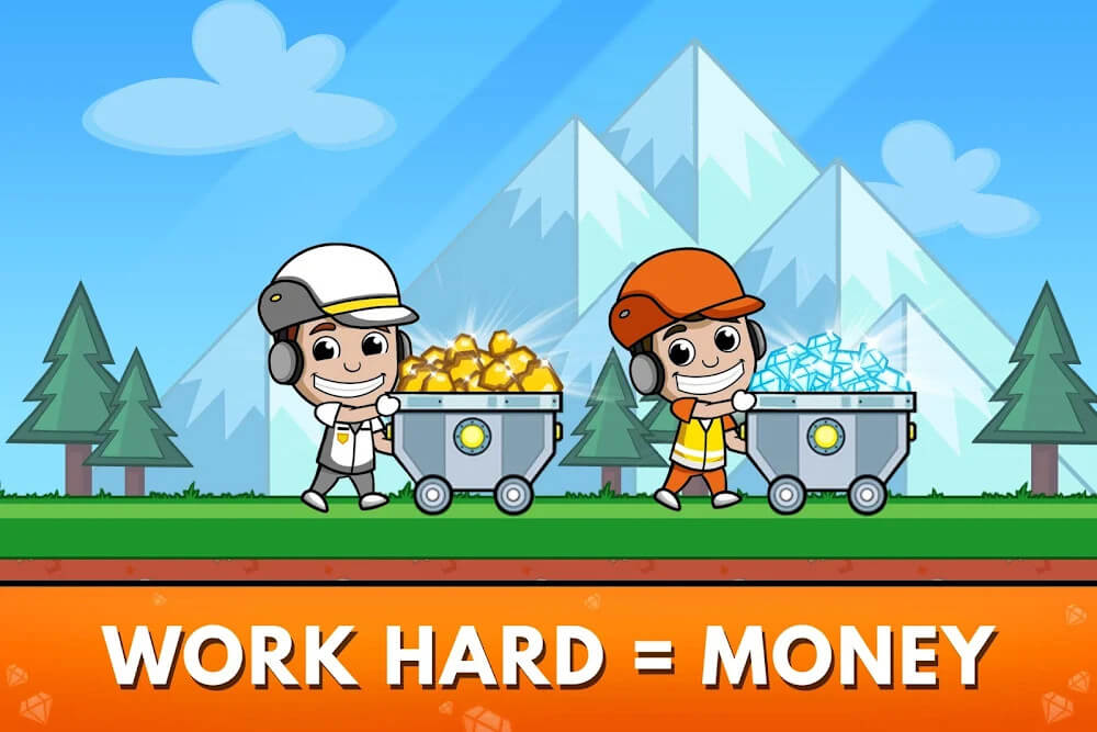 Idle Miner Tycoon Mod zrzut ekranu 1