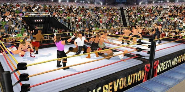 Wrestling Revolution 3D Mod captura de pantalla 1