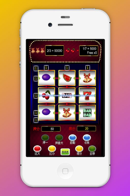 Fruit plate: 777 Slot Machine,屏幕截圖1