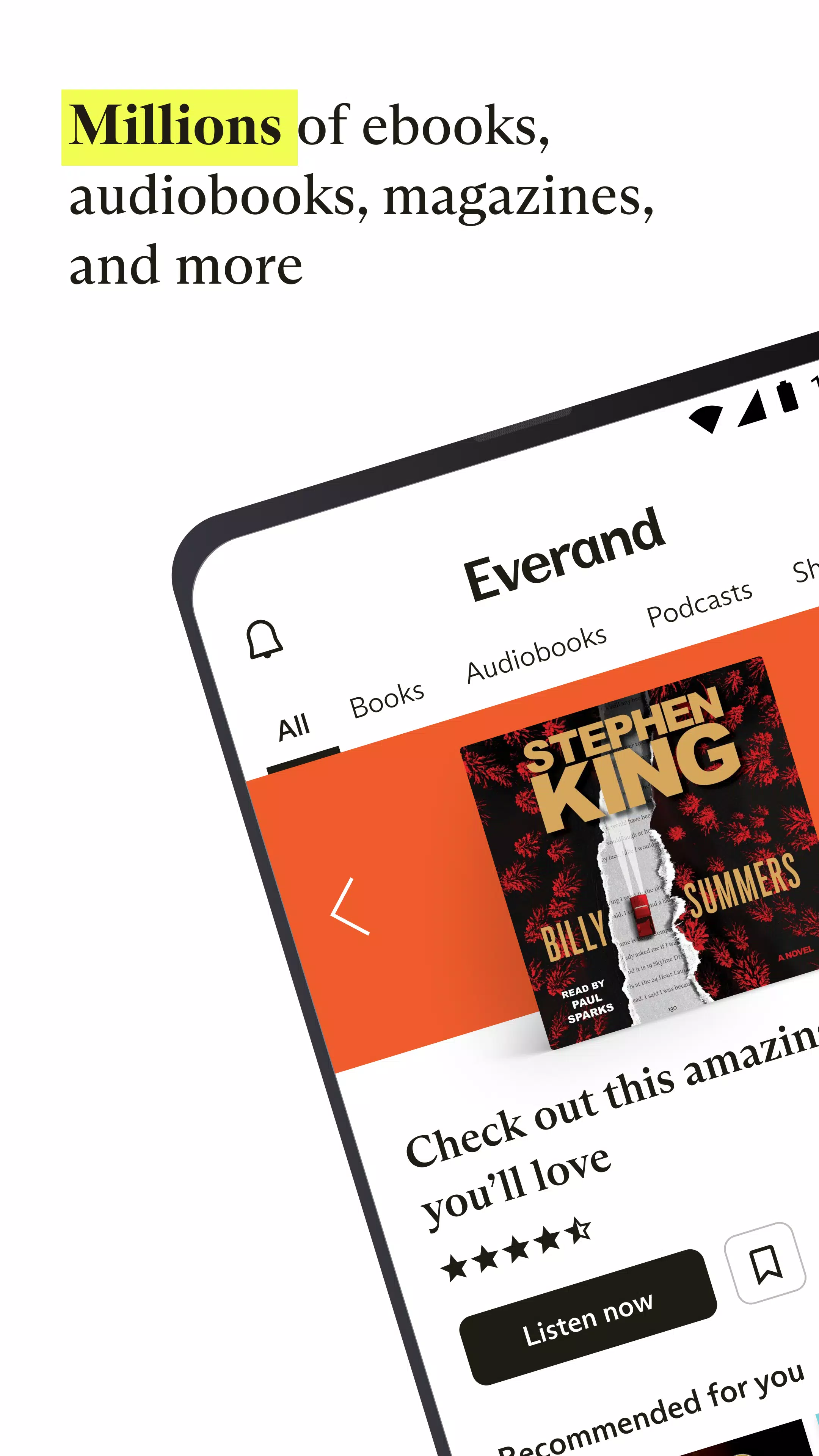 ภาพหน้าจอ Everand 0