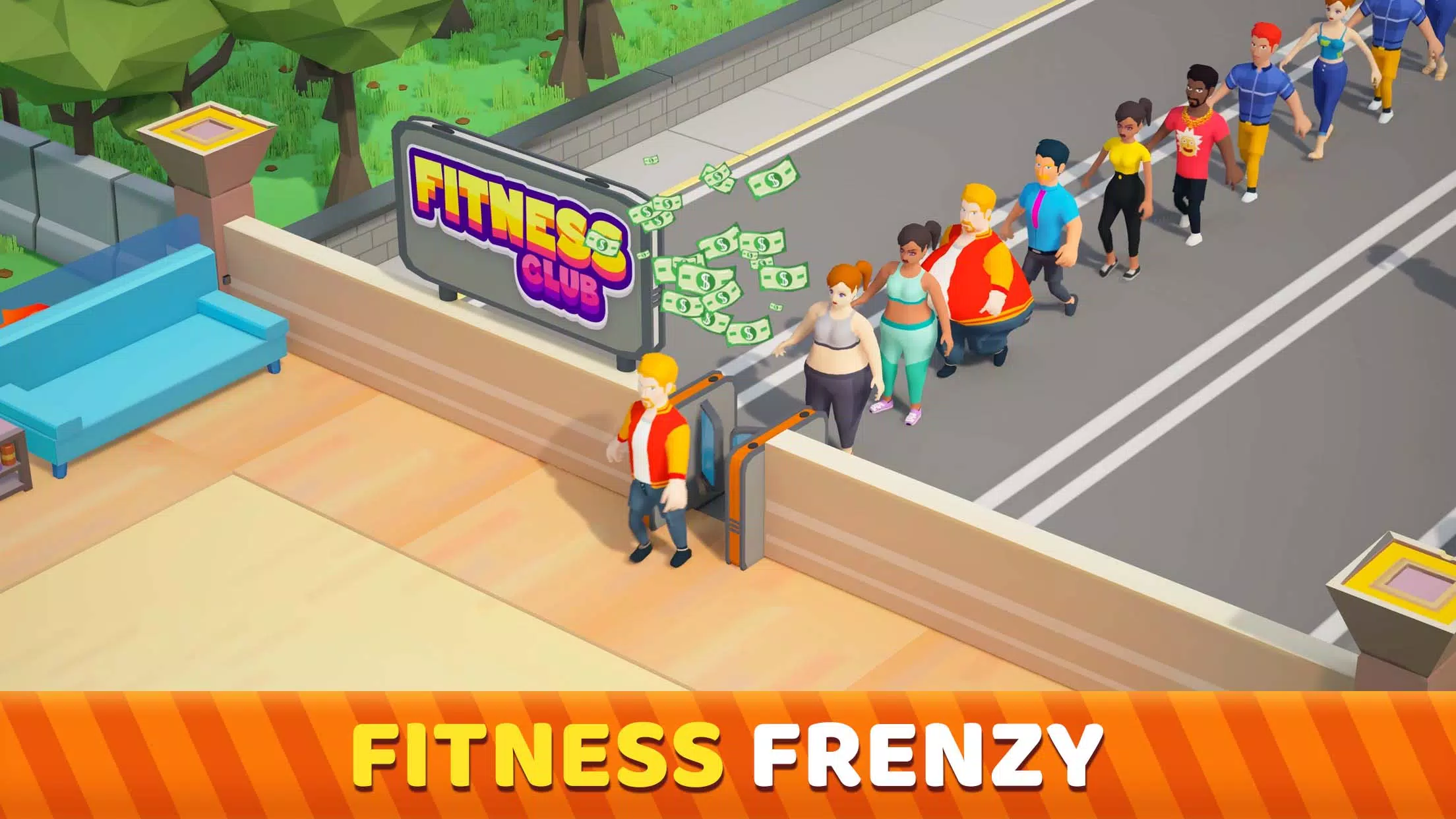 ภาพหน้าจอ Fitness Club Tycoon 0