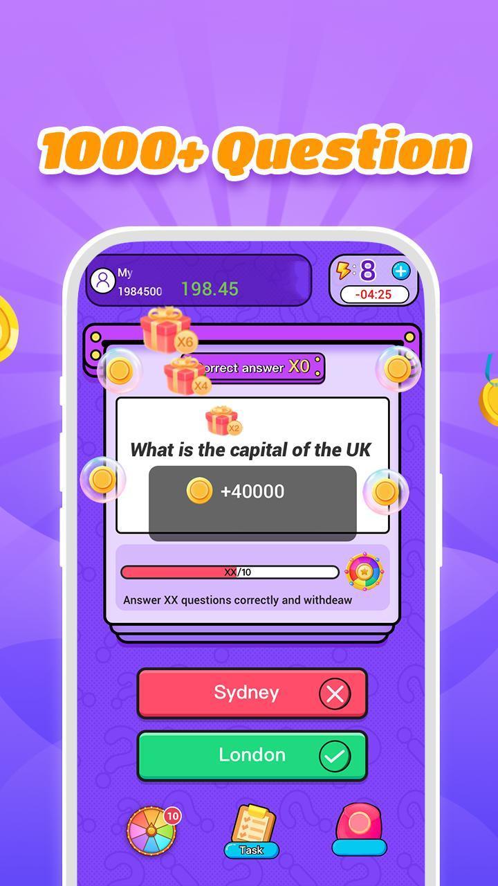 Fun trivia game - Lucky Quizスクリーンショット3