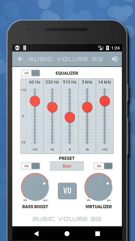 ミュージックボリューム EQ + イコライザースクリーンショット1