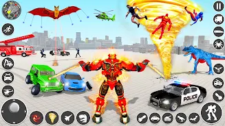 Robot Game Mobil pmk Car Games স্ক্রিনশট 0