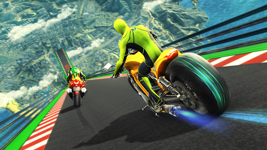 Super Hero Game - Bike Game 3D屏幕截圖0