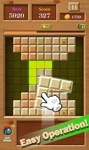 Block Puzzle Wood 1010 : Free Screenshot 2