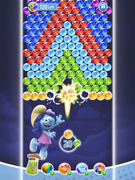 The Smurfs - Bubble Pop Screenshot 2