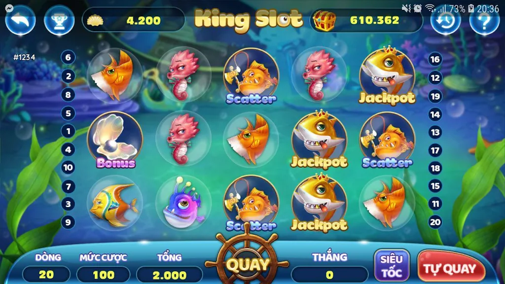 Thánh bắn cá ăn xu slots - bắn cá siêu thị应用截图第1张