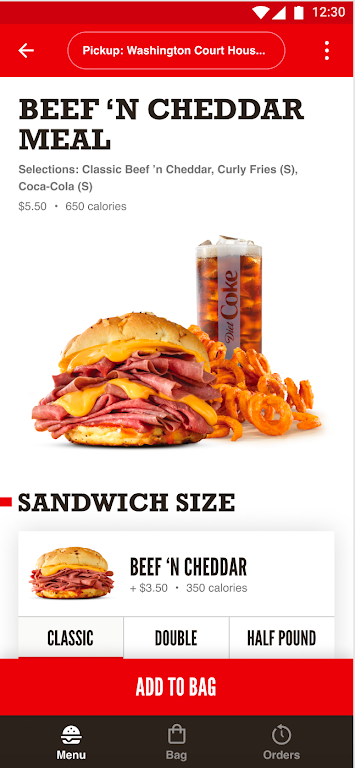 Arby’s Fast Food Sandwiches ekran görüntüsü 2