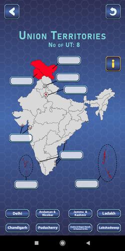 India Mapper-(India Map Game)屏幕截圖2
