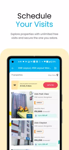 Zolo Coliving - Rent PG Online屏幕截圖2