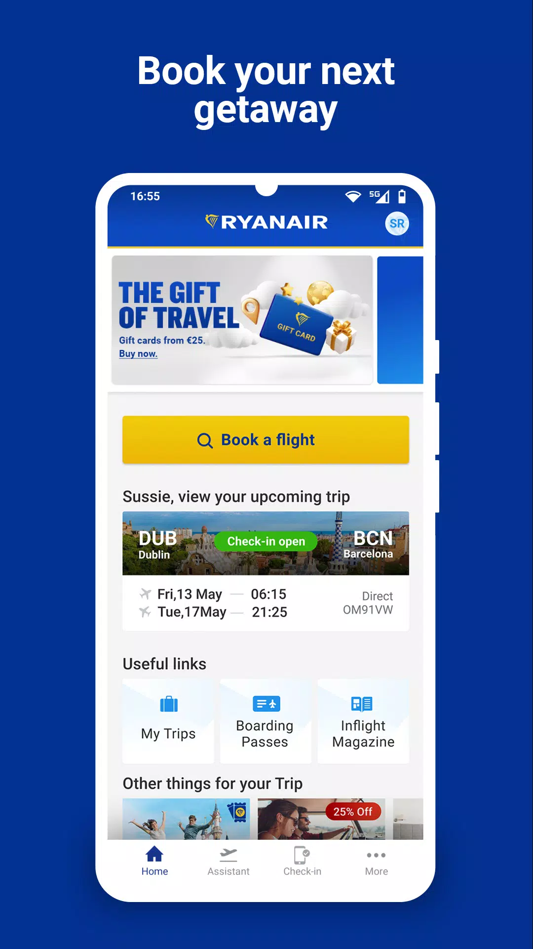Ryanair capture d’écran 0
